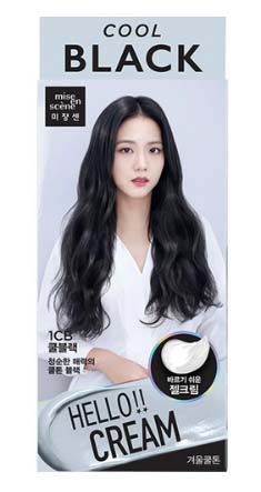 겨울브라이트염색 미장센 헬로크림