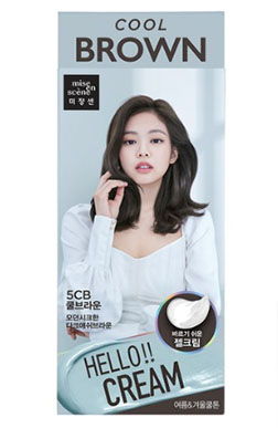 여름쿨뮤트 염색 미쟝센 쿨브라운