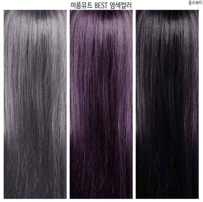 여름 쿨 뮤트 염색