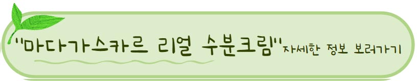 시드물 추천 마다가스카르 리얼 수분크림