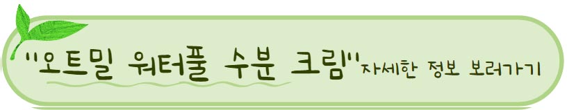 시드물 추천 오트밀 워터풀 수분 크림