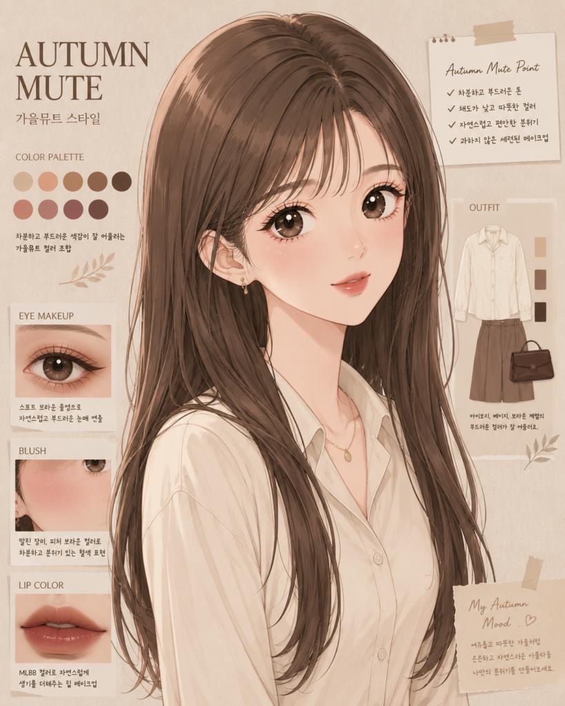 가을뮤트 립 가을뮤트 화장품 메이크업 추천 가을웜톤